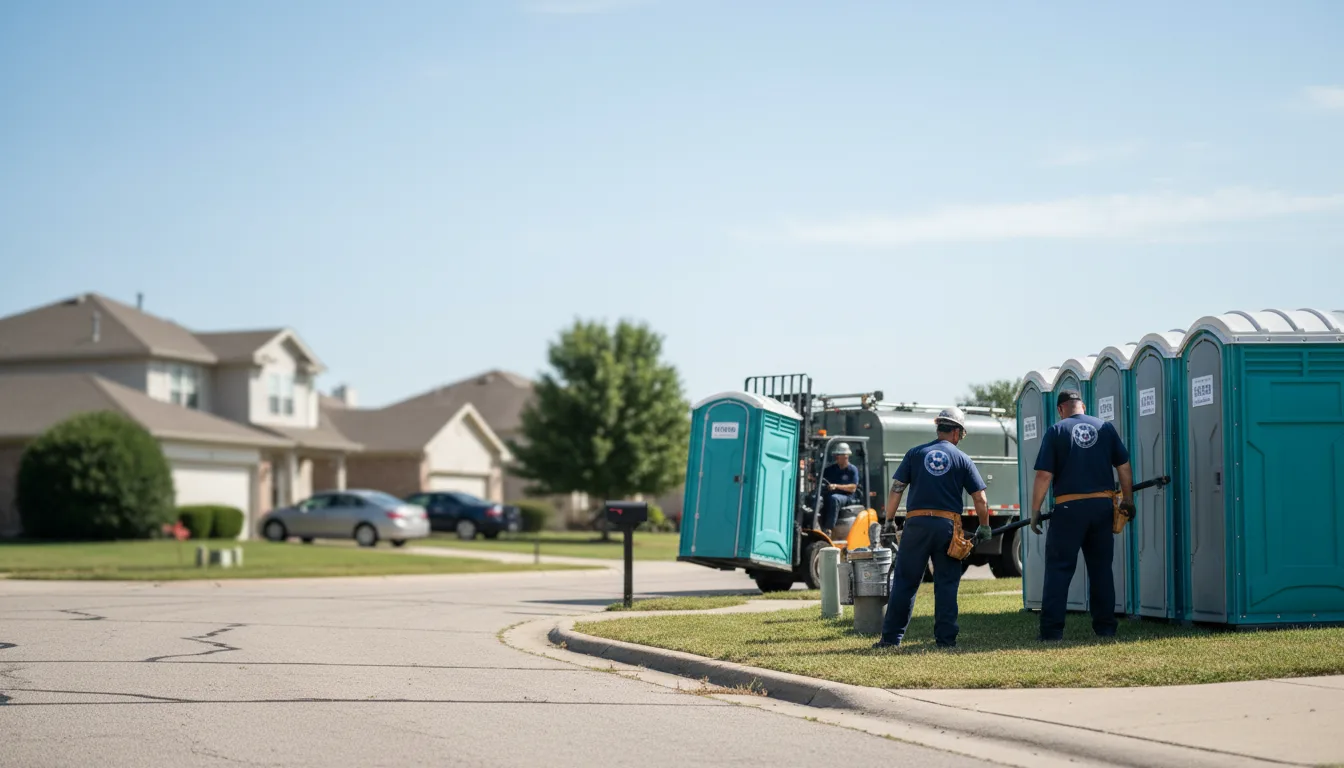Porta Potty Rental in Oakwood, IL near me